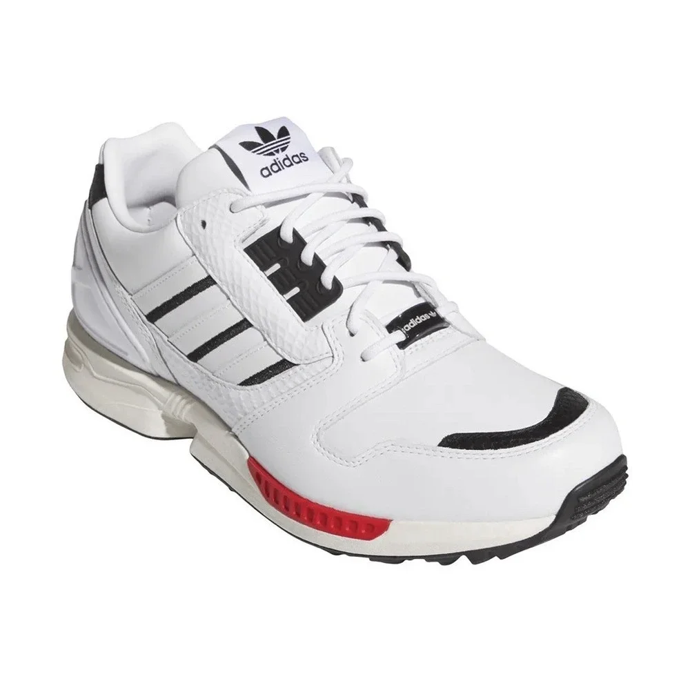 Adidas ZX 8000 JQ3445 White Black Red Spikeless Golf Shoes Mens 10 New With Tag